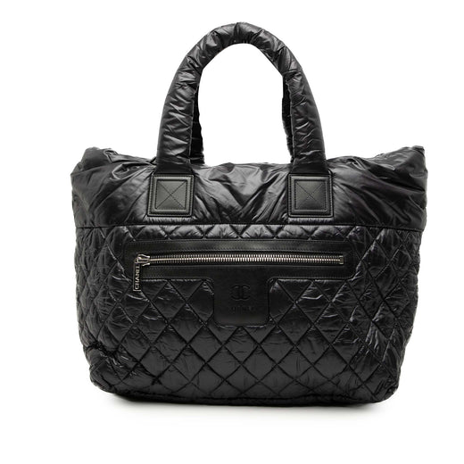 Medium Quilted Nylon Reversible Coco Cocoon Tote - Image 1