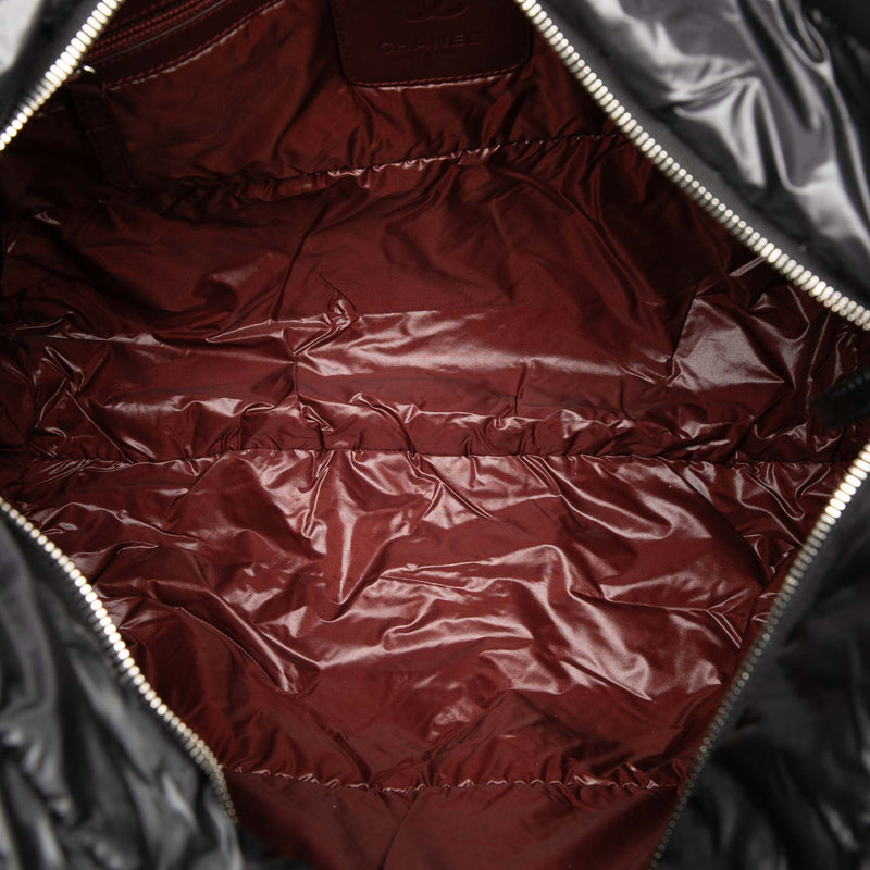 Medium Quilted Nylon Reversible Coco Cocoon Tote - Image 4