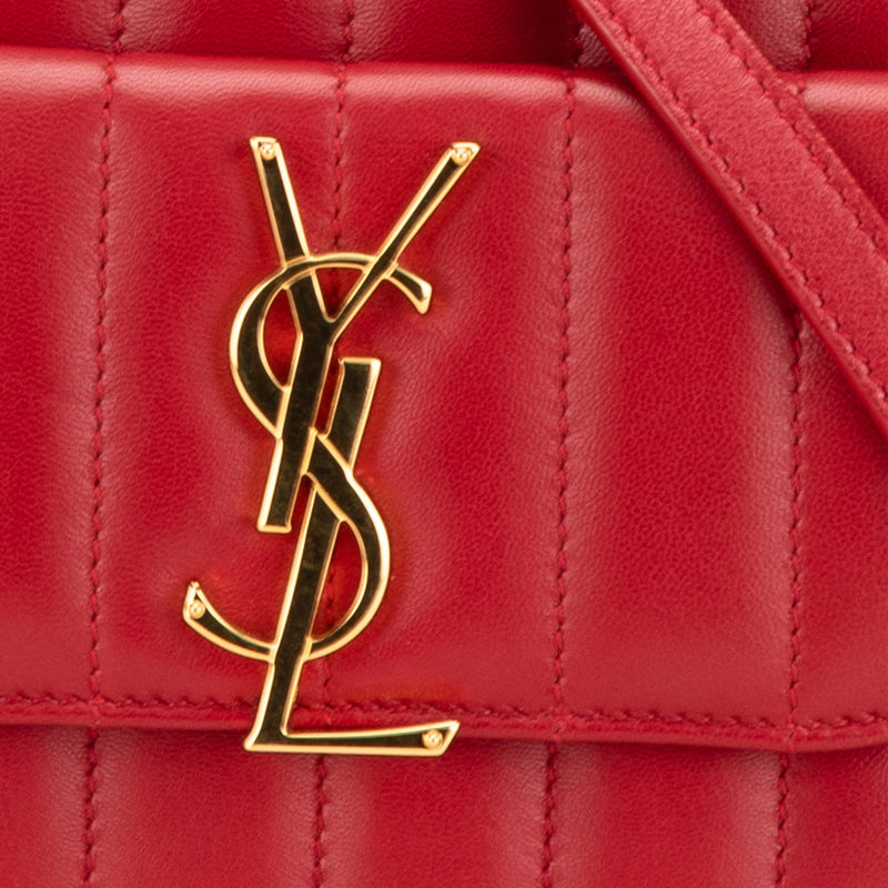 Toy Lambskin Vicky Crossbody - Image 9