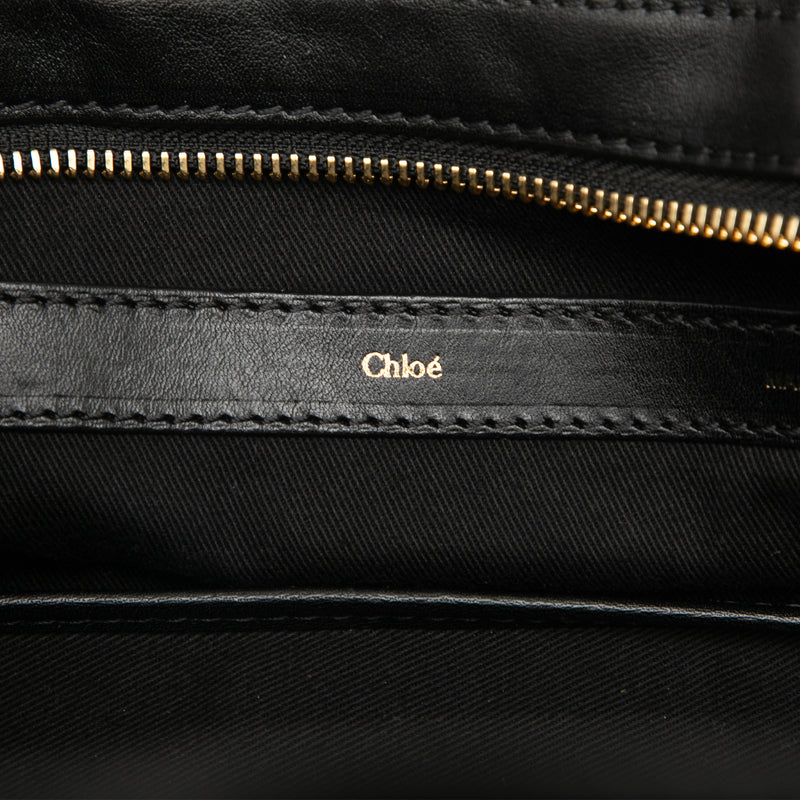 Small Bicolor Leather Alice Satchel - Image 5
