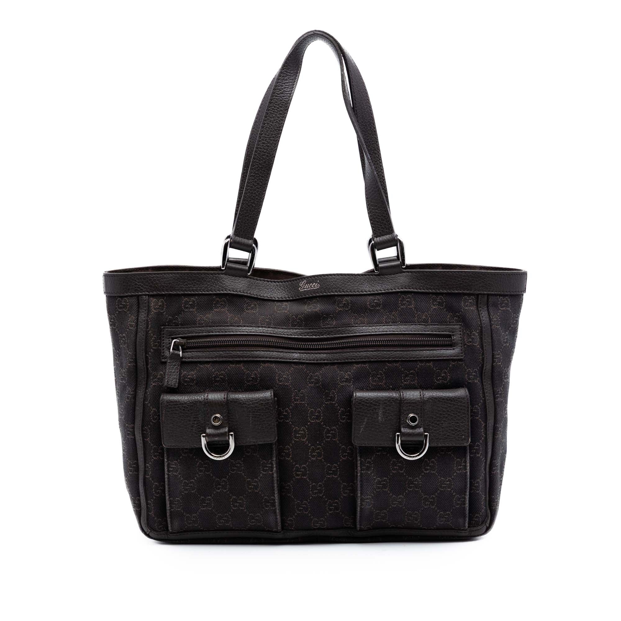 GG Canvas Abbey D Ring Pocket Tote - Image 1