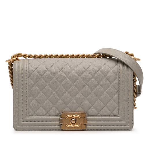 Old Medium Quilted Caviar Boy Flap - Image 1