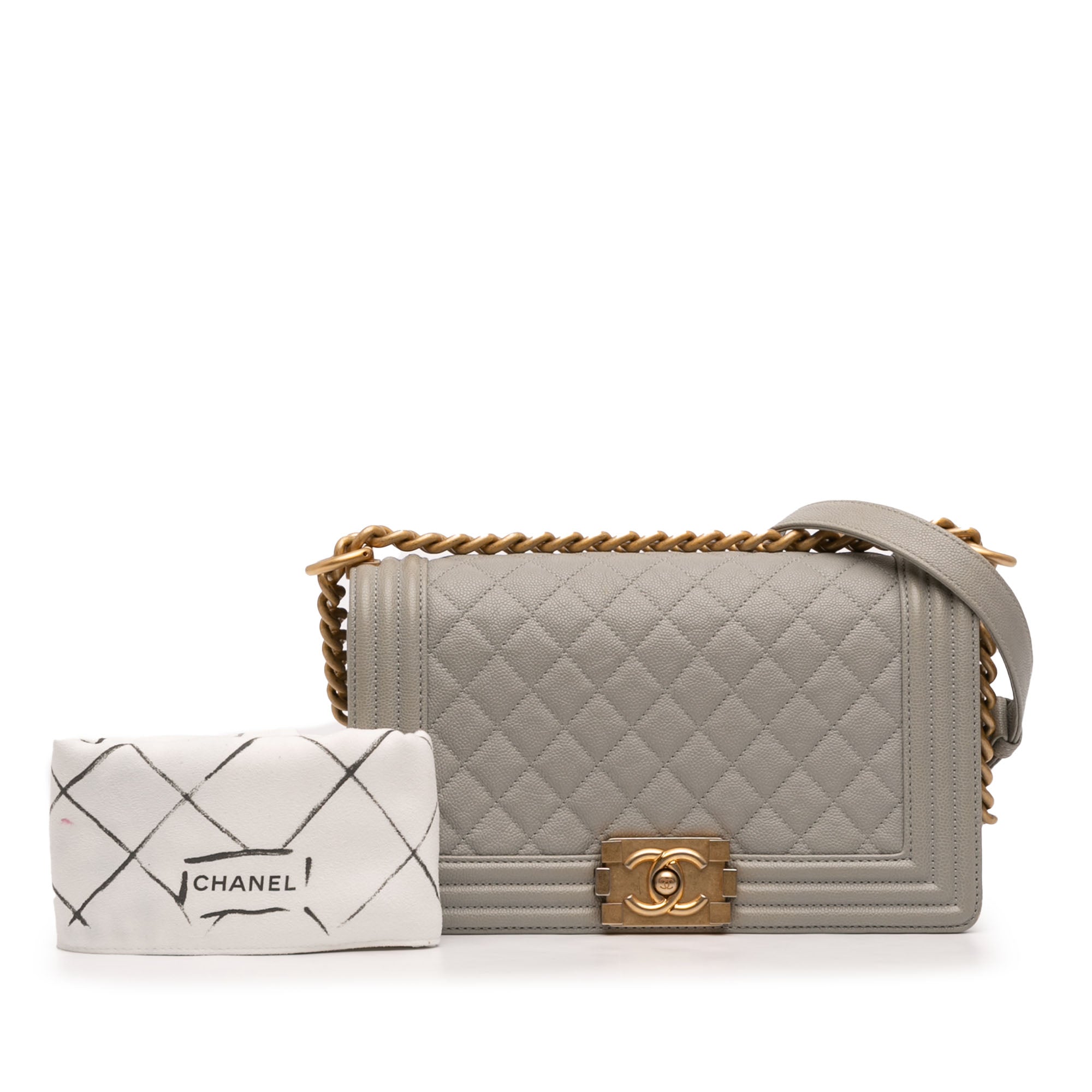 Old Medium Quilted Caviar Boy Flap - Image 7