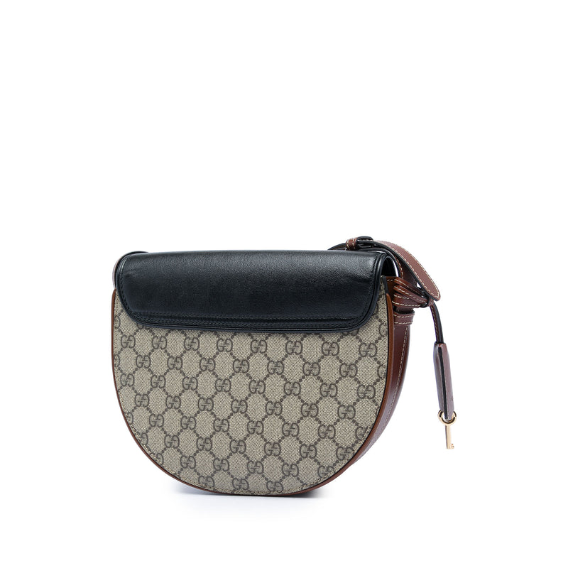 GG Supreme Saddle Padlock Crossbody - Image 2