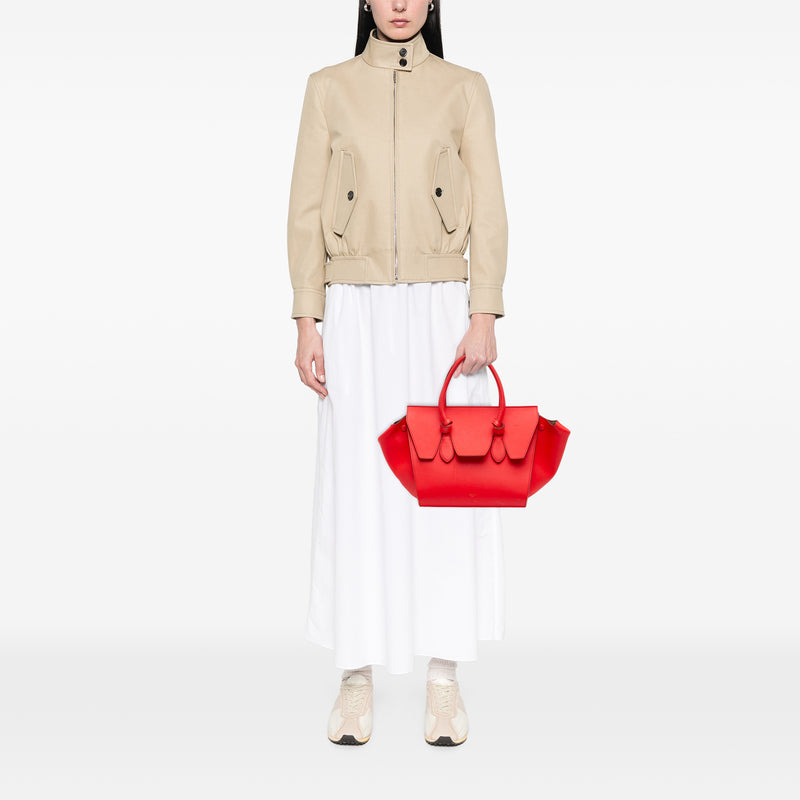 Small Smooth Calfskin Tie Knot Handbag - Image 6