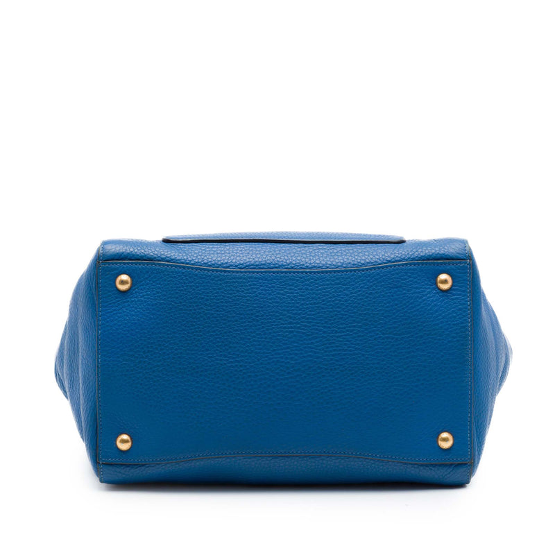 Vitello Daino Front Pocket Open Convertible Tote - Image 3
