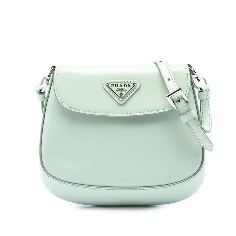 Mini Brushed Leather Cleo Bag