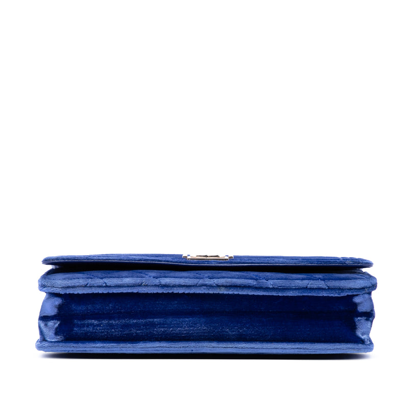 Quilted Velvet Boy Wallet On Chain - Image 3