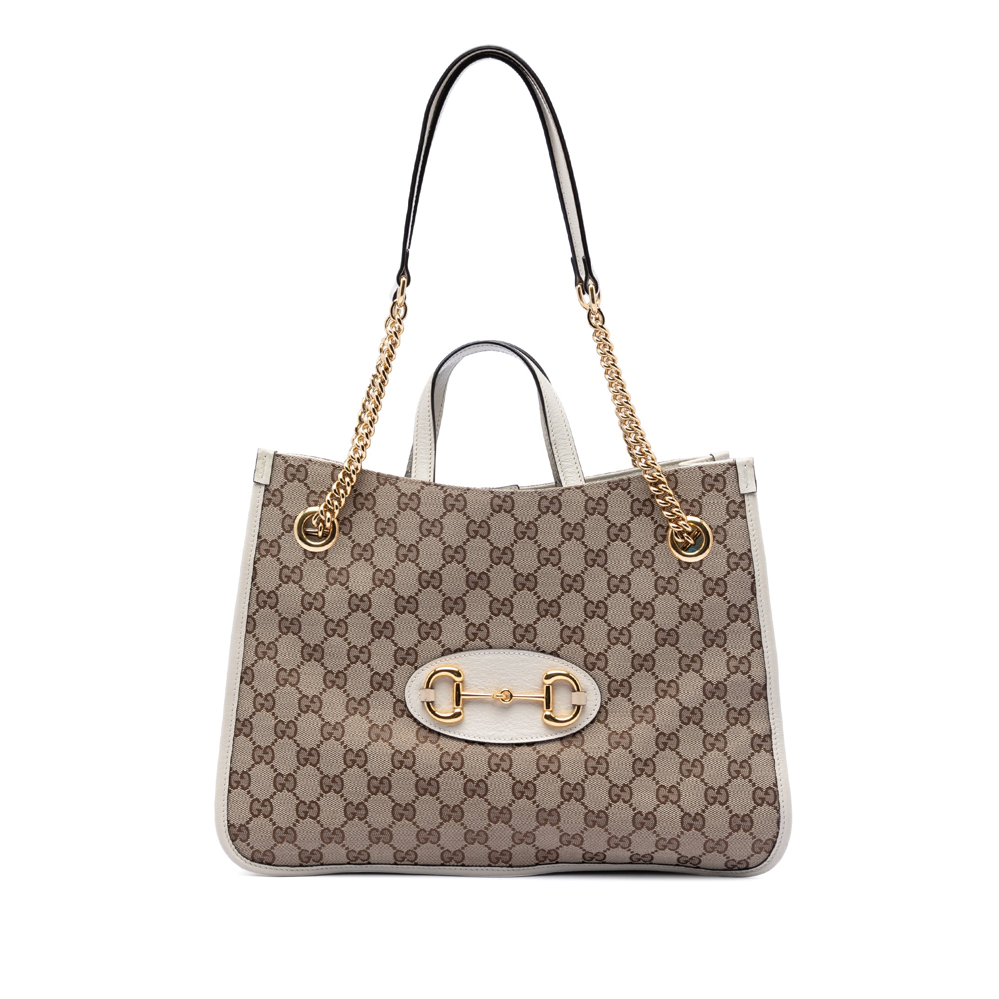 Medium GG Canvas Horsebit 1955 Chain Tote - Image 1