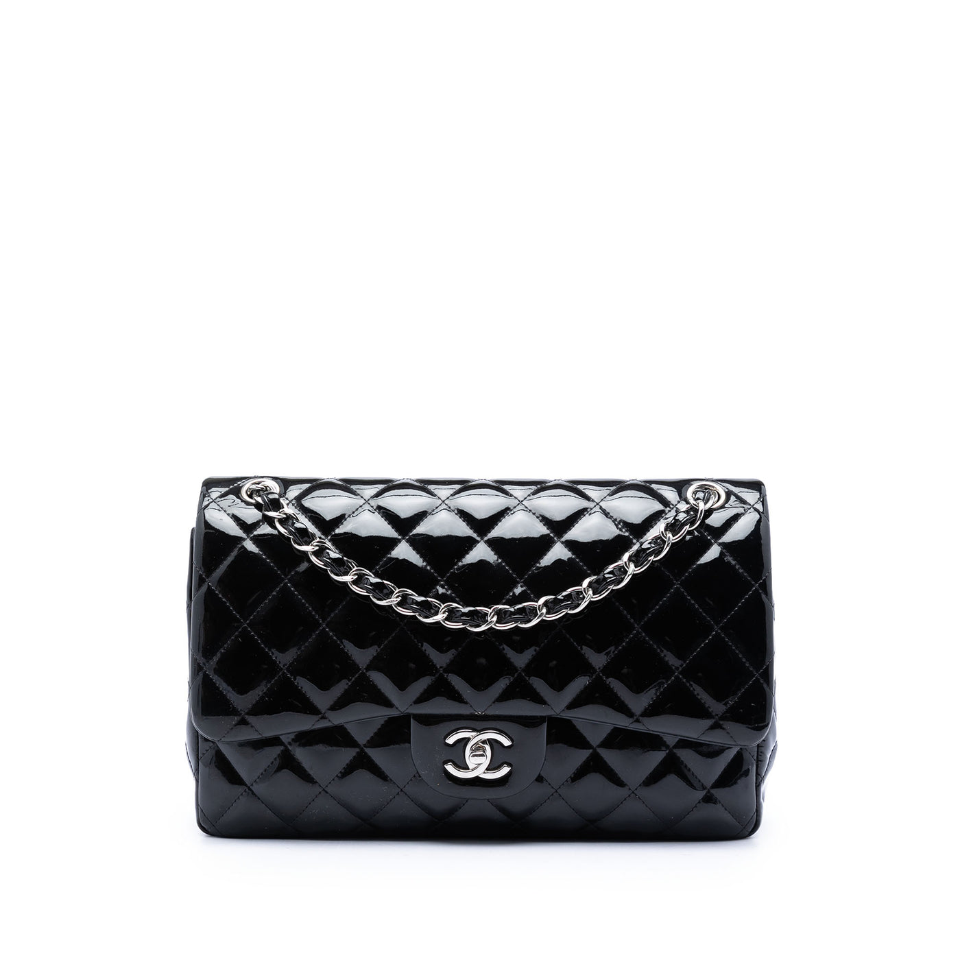 Jumbo Classic Patent Double Flap - Image 1