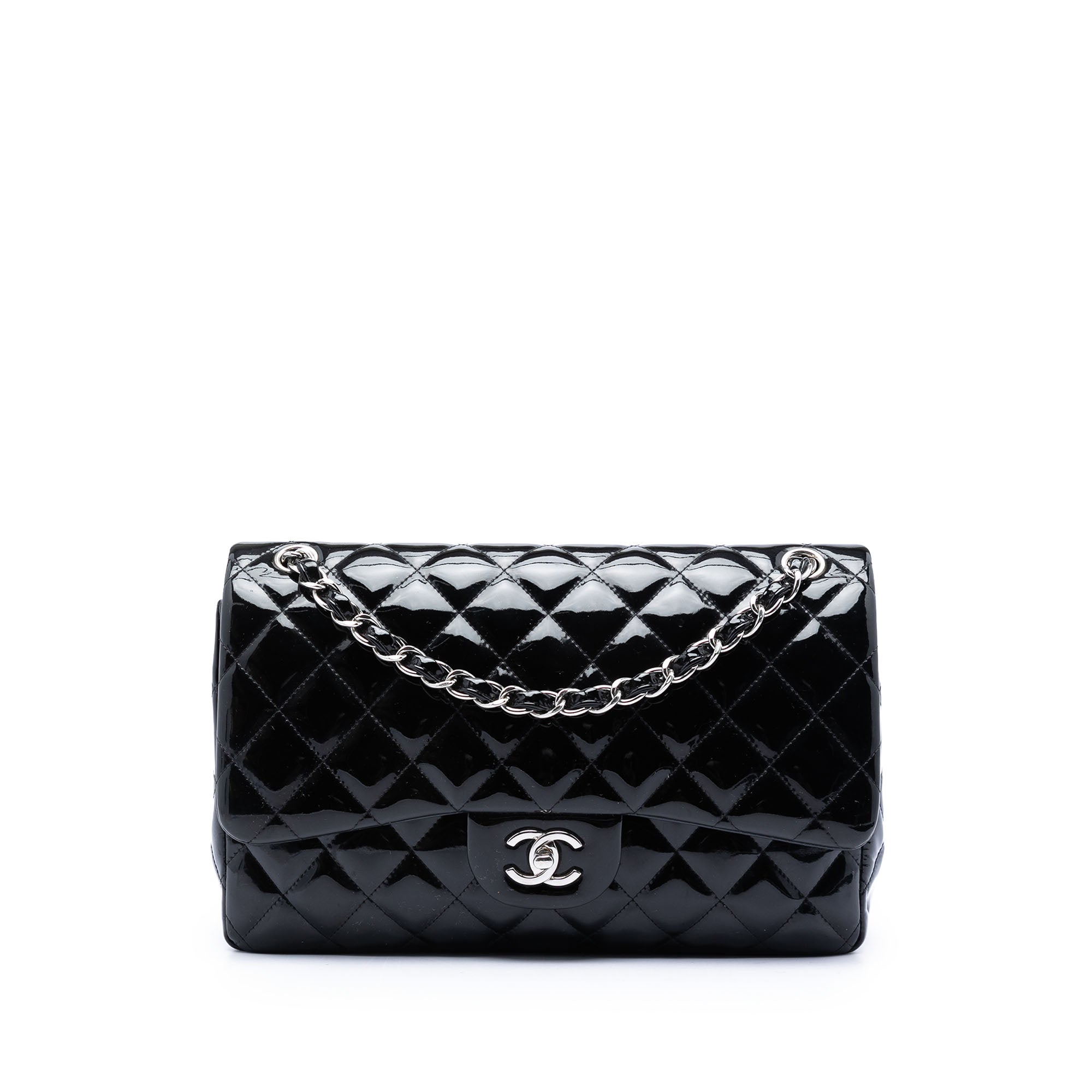Jumbo Classic Patent Double Flap - Image 1