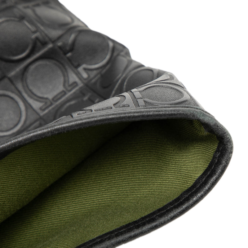 Gancini Embossed Leather Tote - Image 7