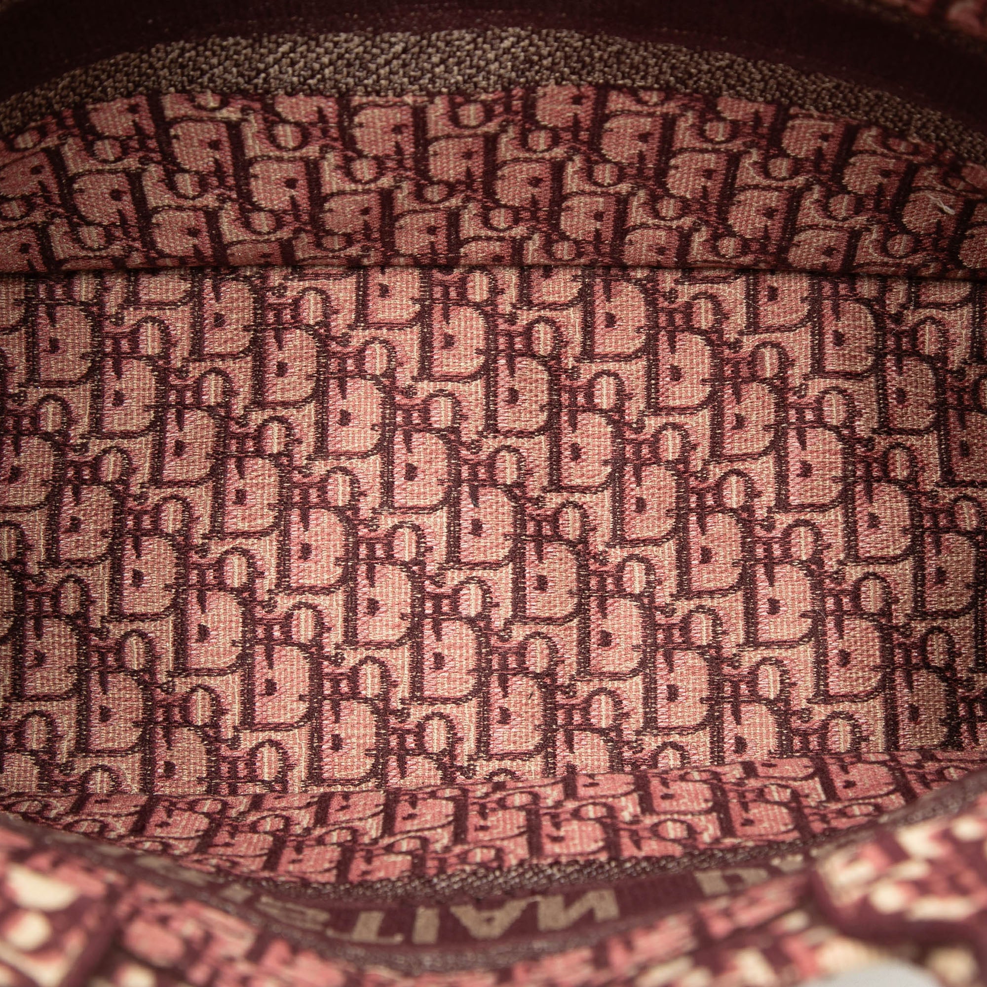 Medium Oblique Embroidered Canvas Book Tote - Image 4