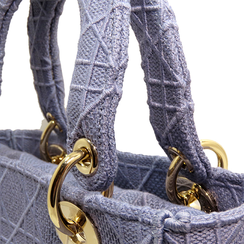 Medium Canvas Cannage Lady D Lite - Image 7