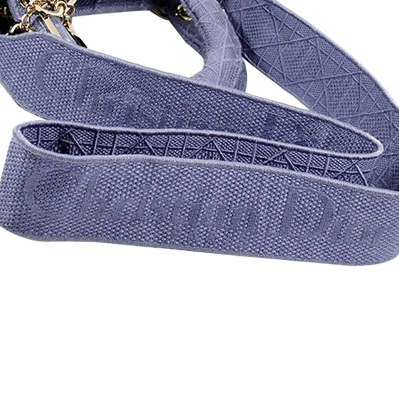 Medium Canvas Cannage Lady D Lite - Image 8