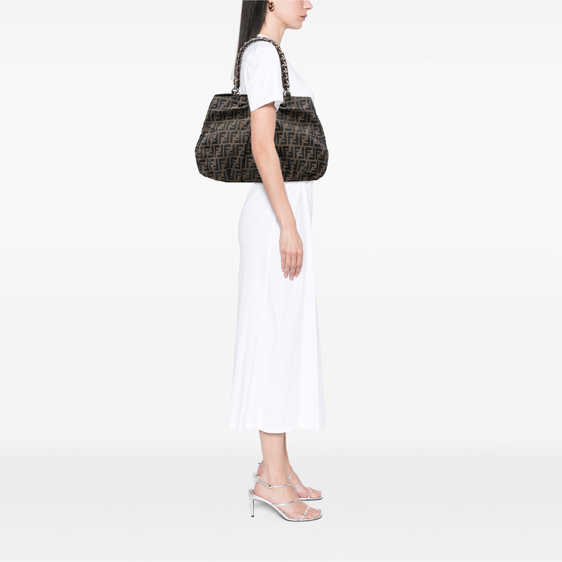 Large Zucca Canvas Mia Tote - Image 7