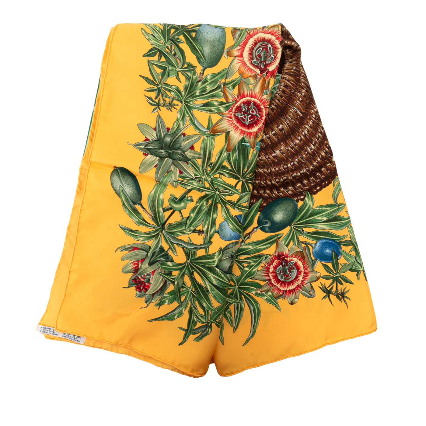 Passiflores Silk Scarf 90 - Image 1