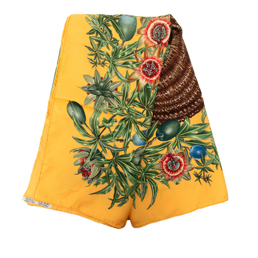 Passiflores Silk Scarf 90 - Image 1