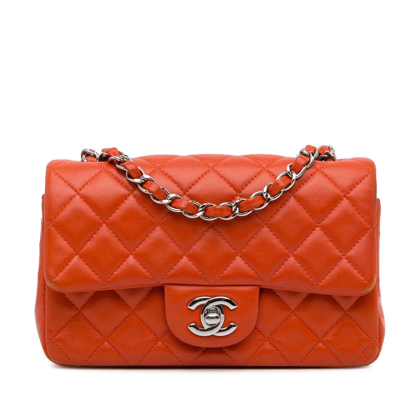 Mini Rectangular Classic Lambskin Single Flap - Image 1