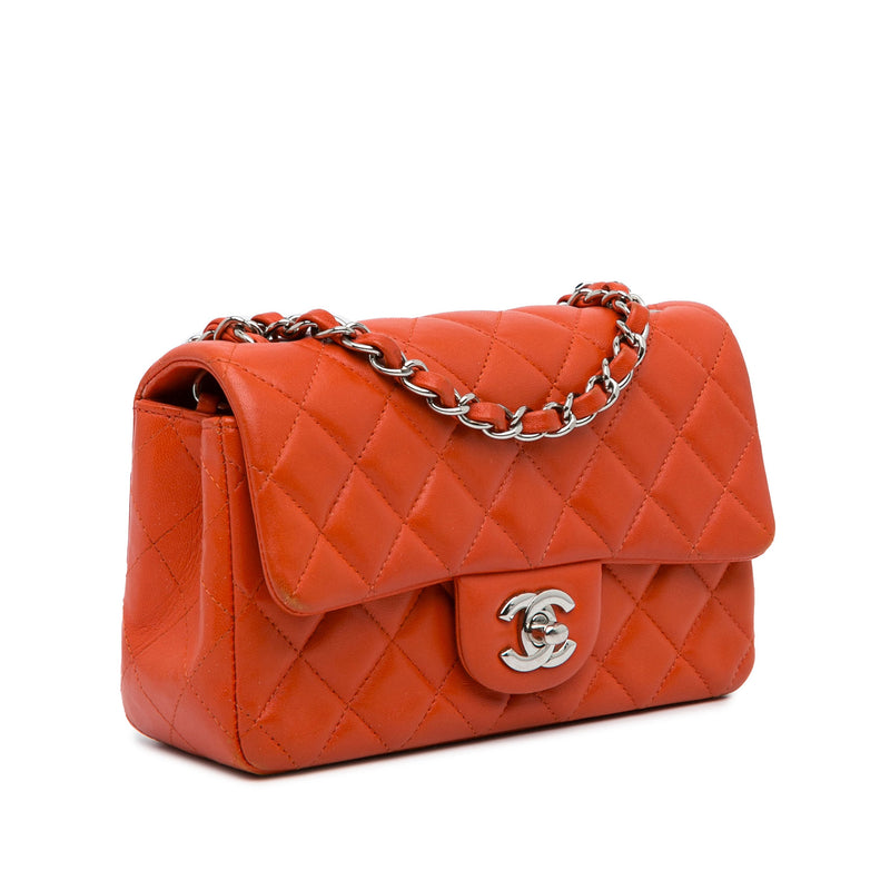 Mini Rectangular Classic Lambskin Single Flap - Image 2