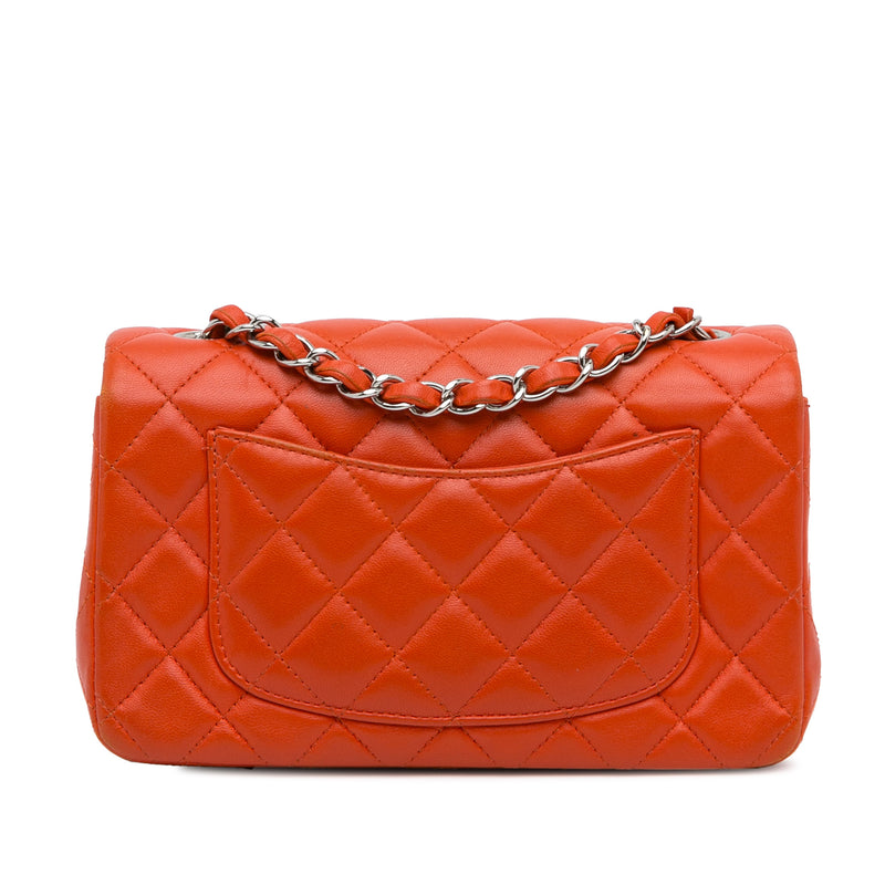 Mini Rectangular Classic Lambskin Single Flap - Image 4