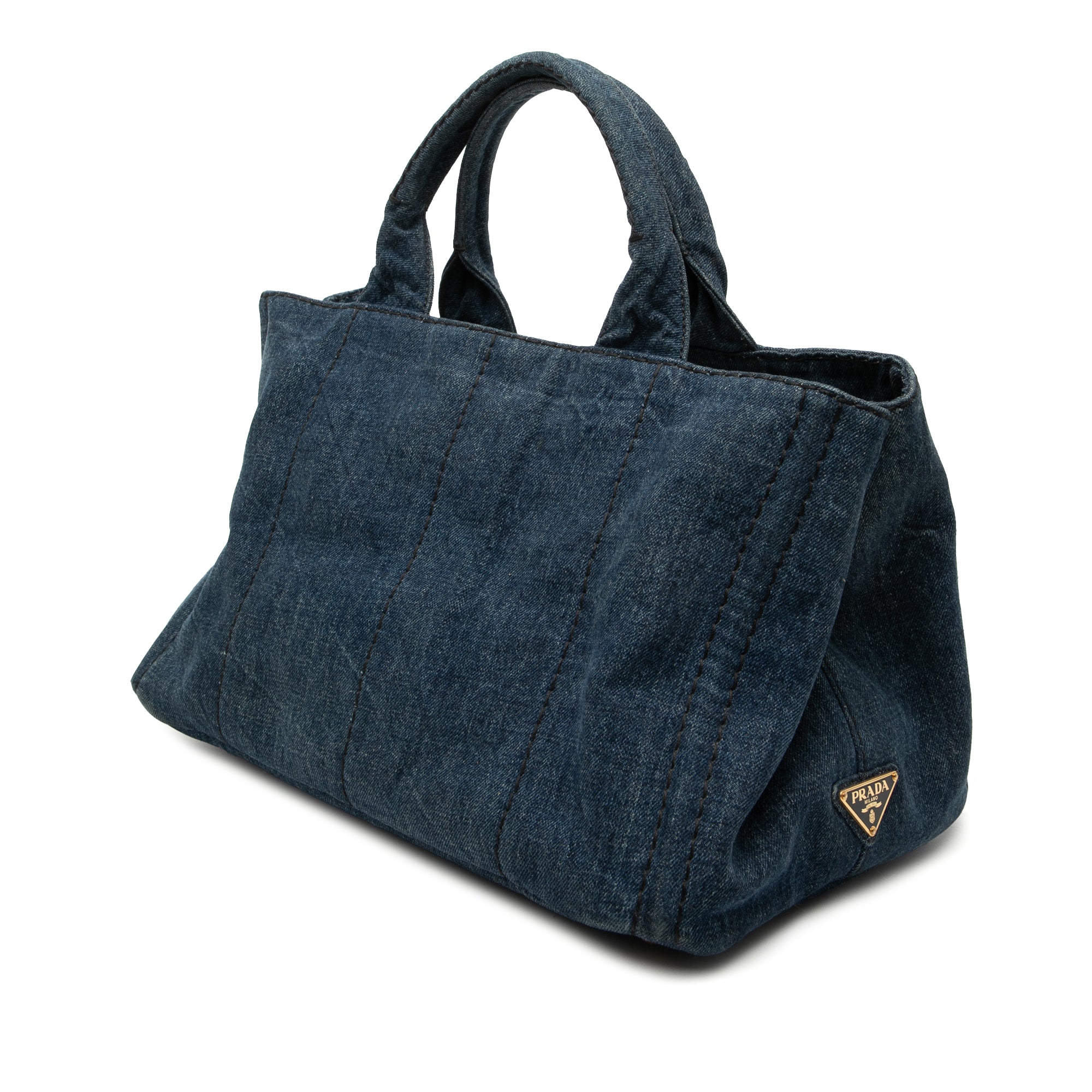Denim Canapa Logo Satchel - Image 2