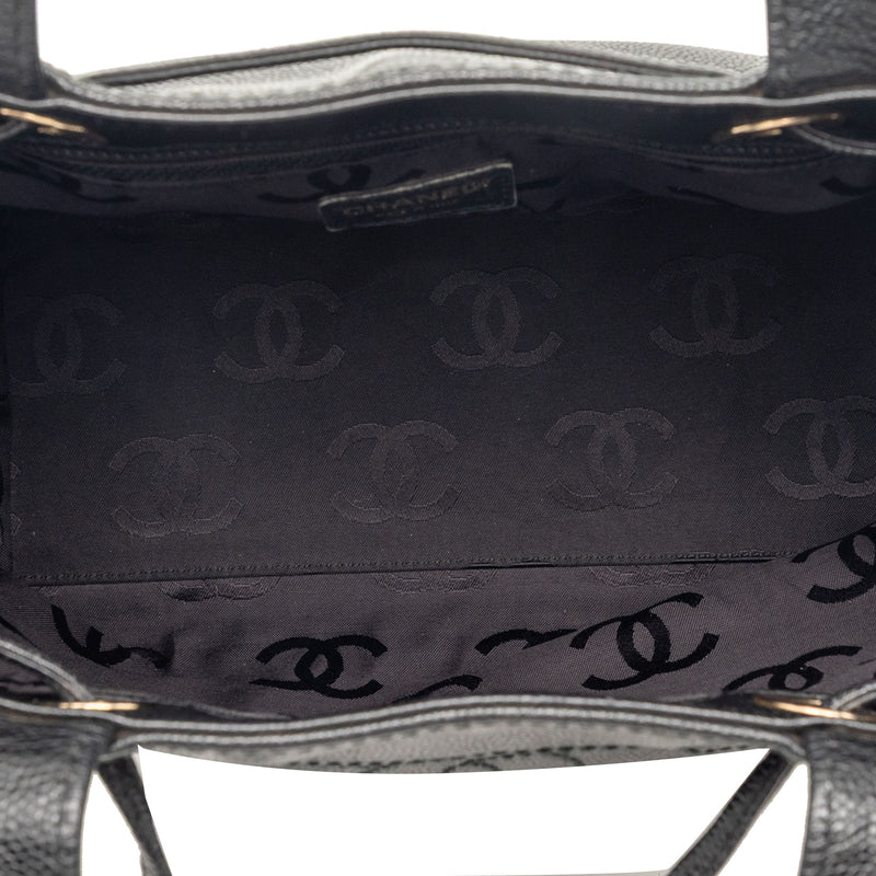 CC Caviar Drawstring Tote - Image 4