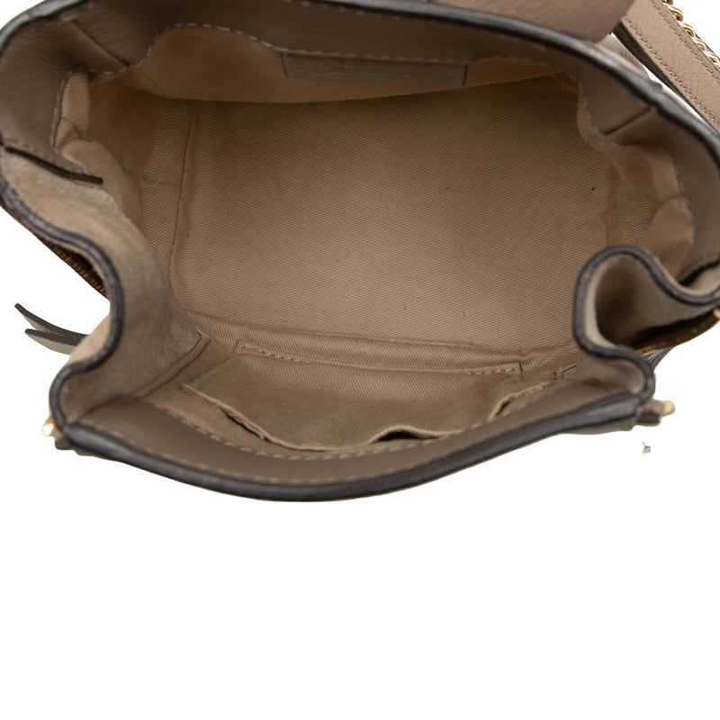 Mini Calfskin and Suede Faye Backpack - Image 4