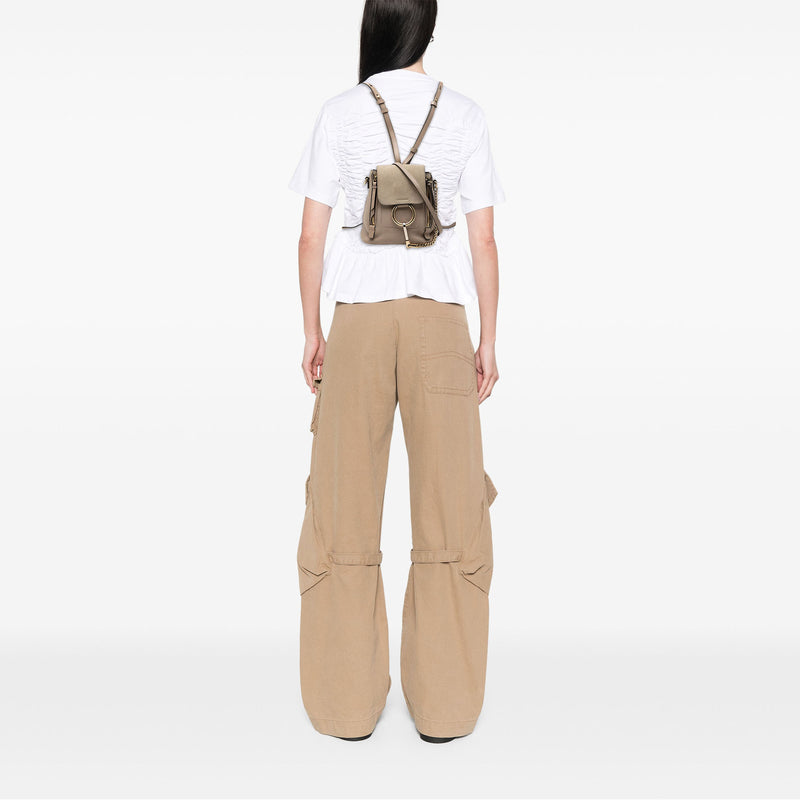 Mini Calfskin and Suede Faye Backpack - Image 7