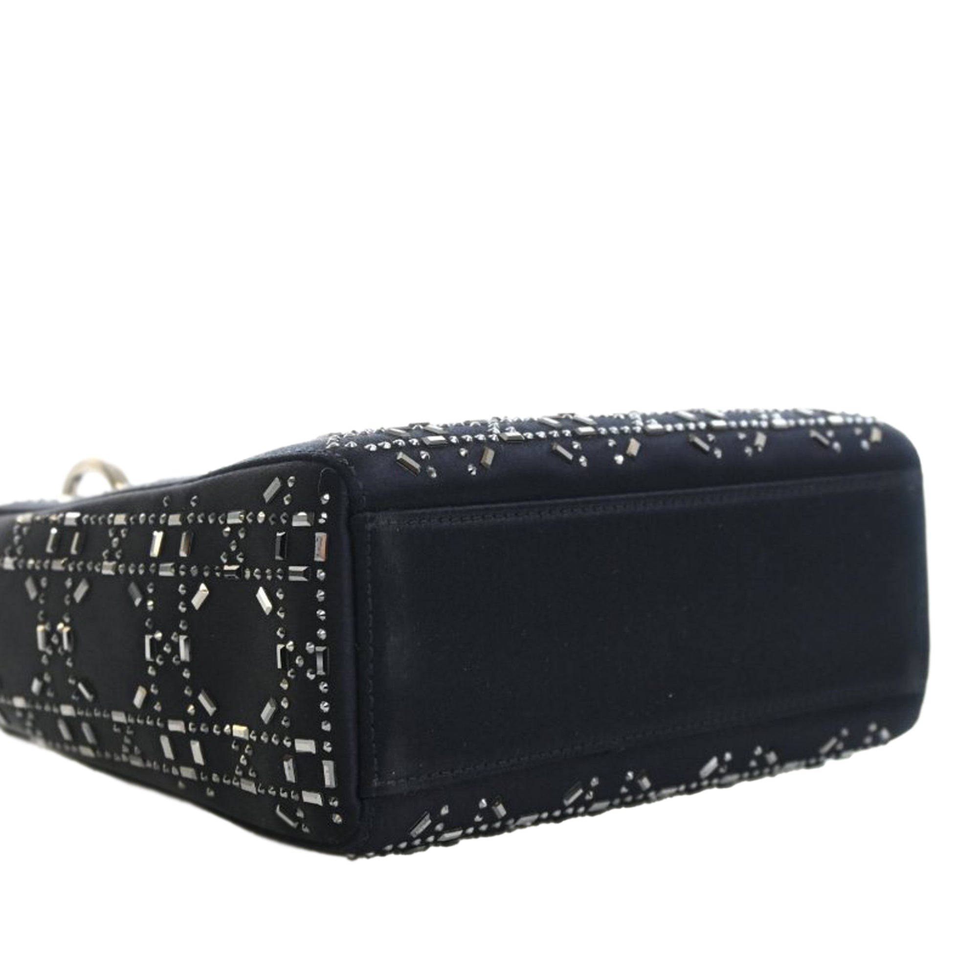 Mini Satin Cannage Strass Crystal Embellished Lady Dior - Image 12