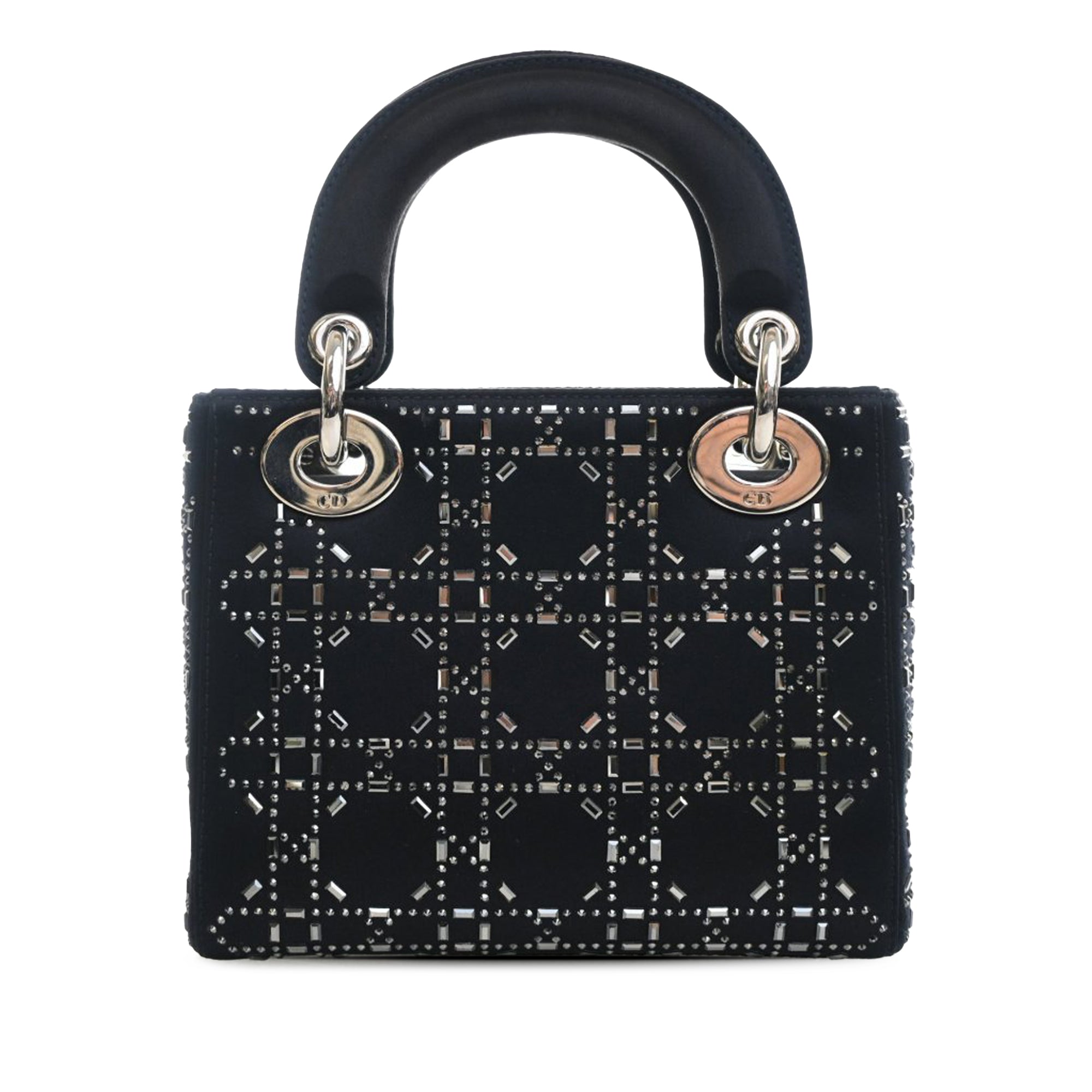 Mini Satin Cannage Strass Crystal Embellished Lady Dior - Image 2