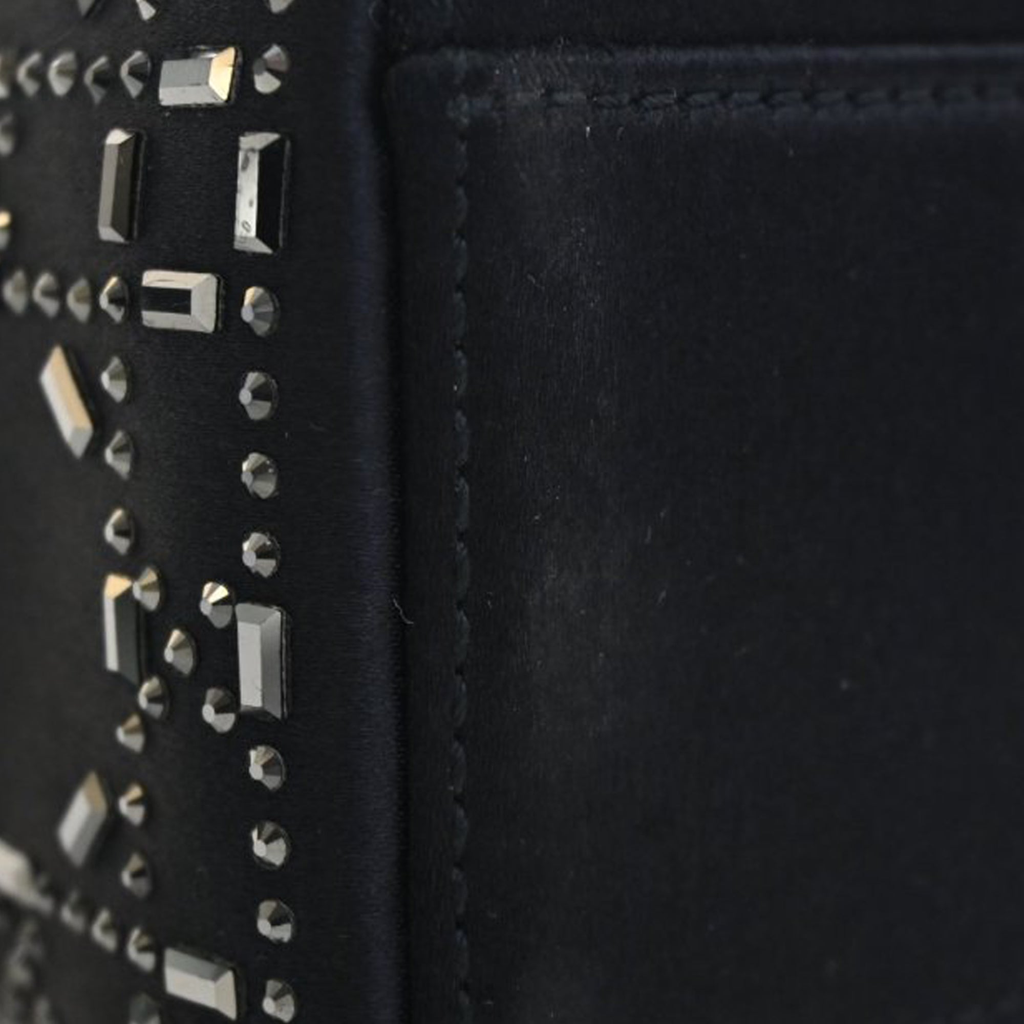 Mini Satin Cannage Strass Crystal Embellished Lady Dior - Image 8