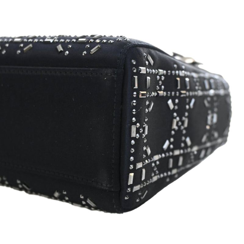 Mini Satin Cannage Strass Crystal Embellished Lady Dior - Image 9
