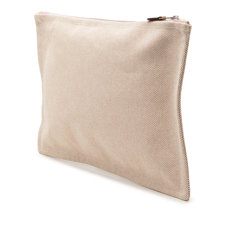 Large Toile Bain New Yachting Flat Pouch - Image 2
