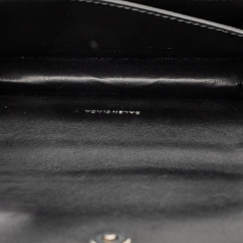 Croc Embossed Leather Sharp Belt Bag XS - Image 4