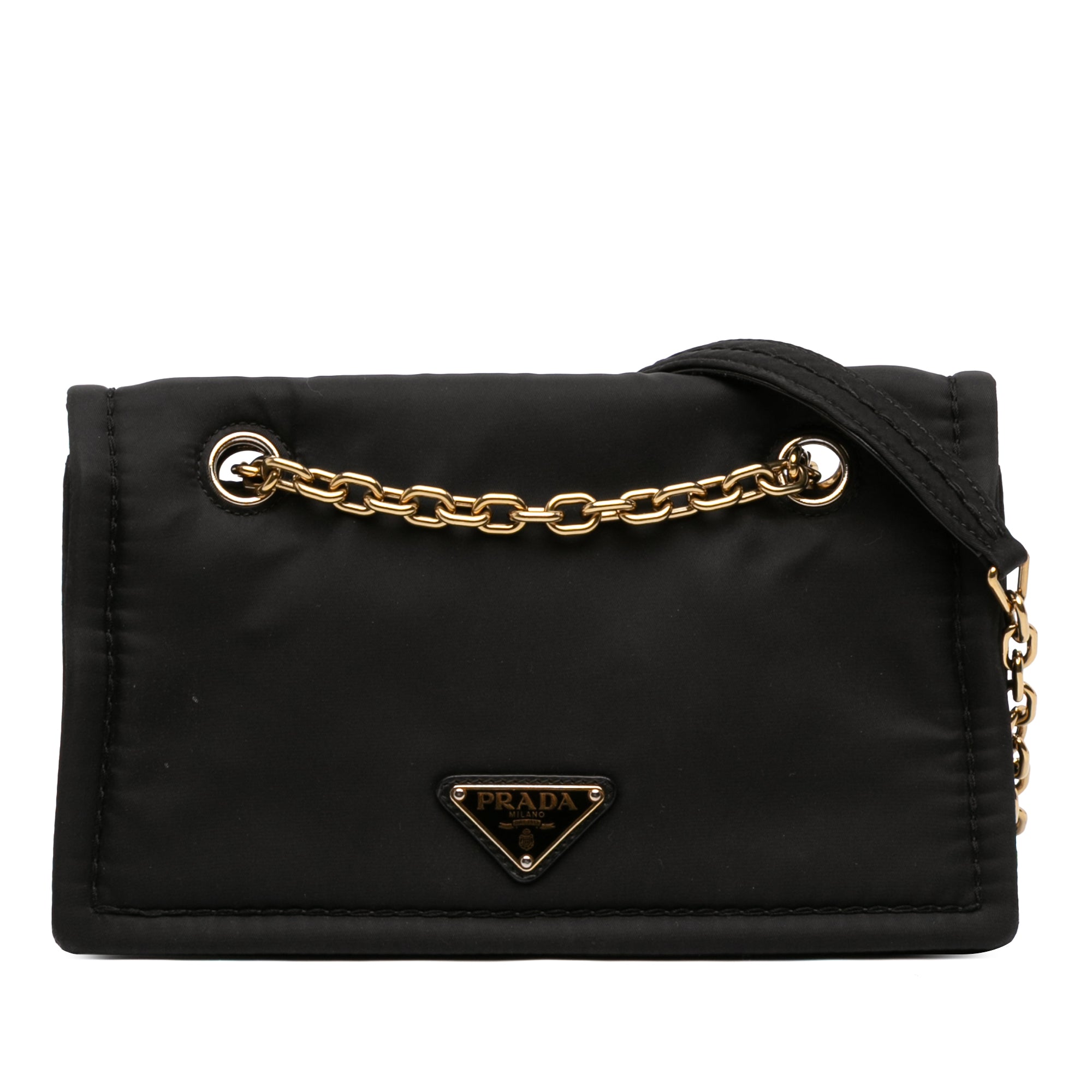Tessuto Chain Flap Crossbody - Image 1
