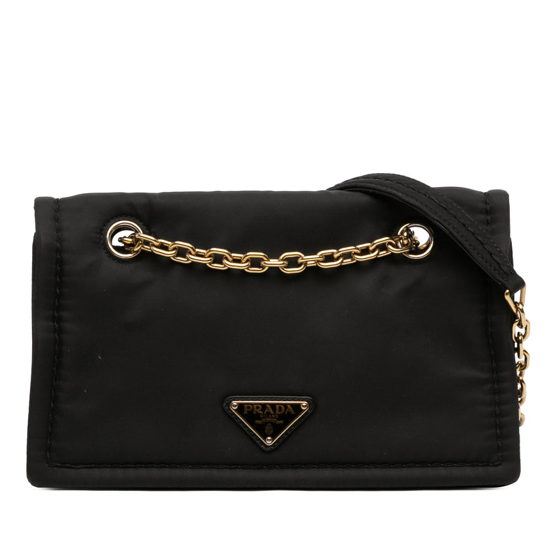 Tessuto Chain Flap Crossbody