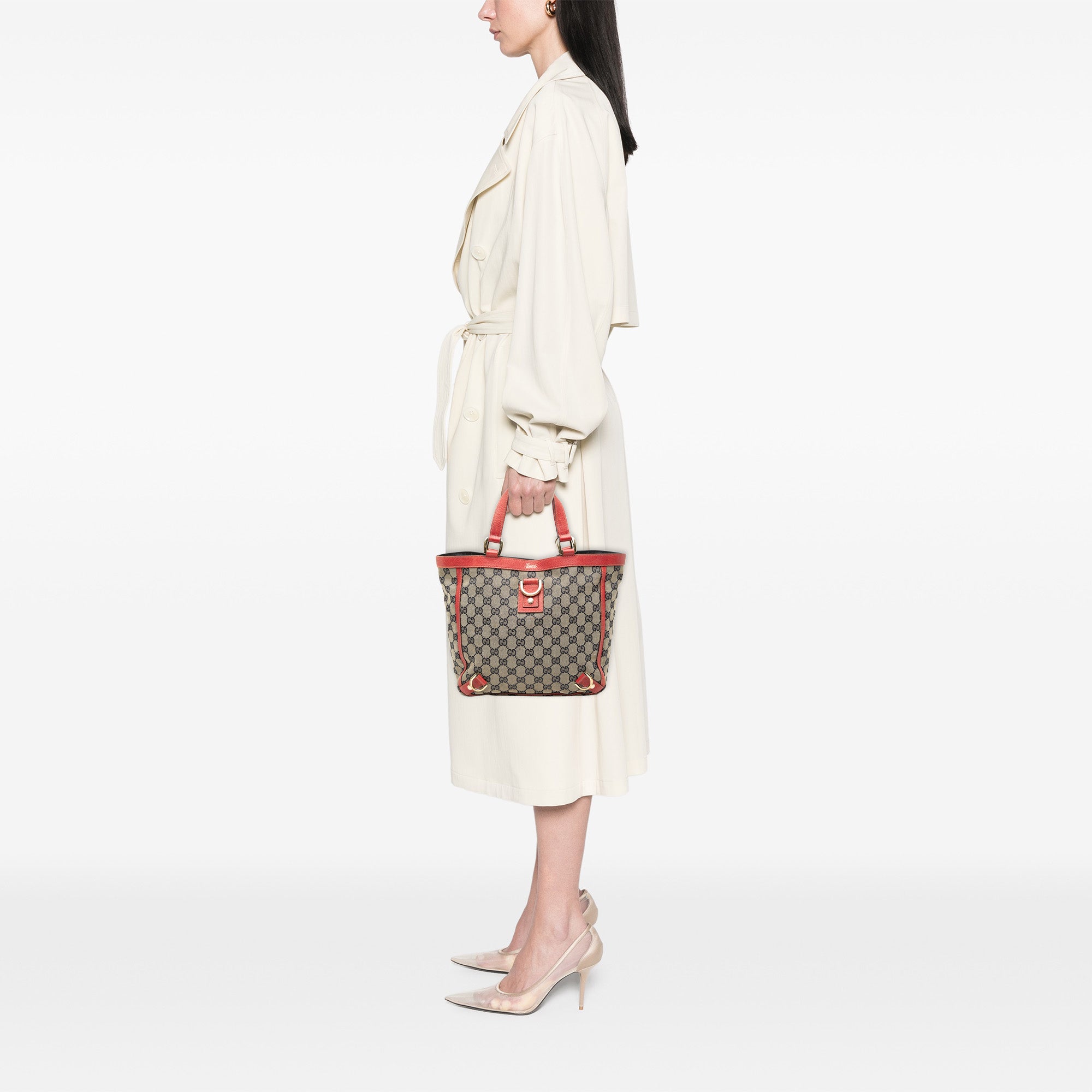 GG Canvas Abbey D Ring Tote - Image 7