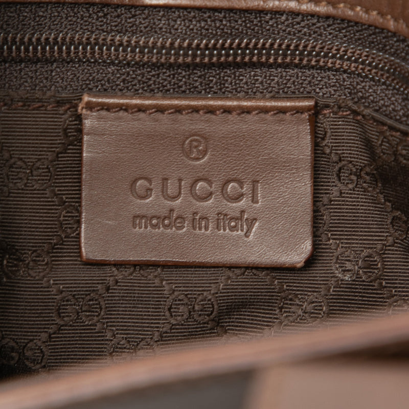 Leather Web Handbag - Image 5