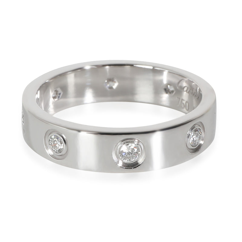 Cartier White Gold Diamond Small Model Love Ring 18k