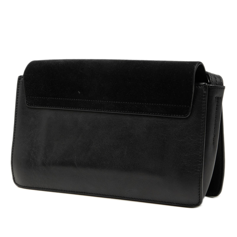 Small Suede and Calfskin Faye Crossbody - Image 2