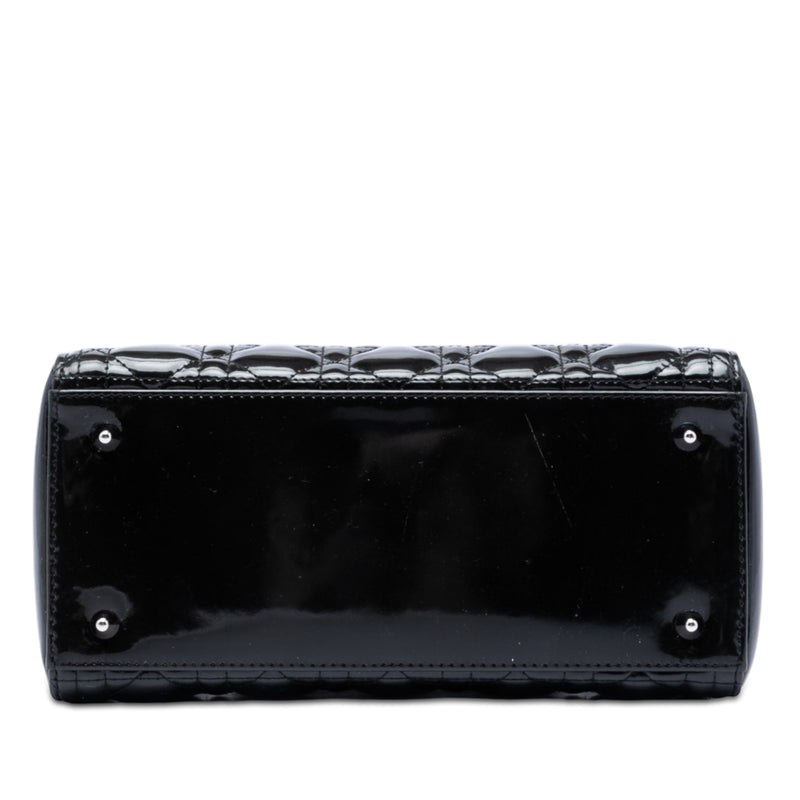 Medium Patent Cannage Lady Dior - Image 3