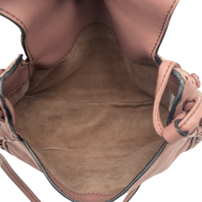 Small Intrecciato Trimmed Nappa Nodini Flap - Image 4