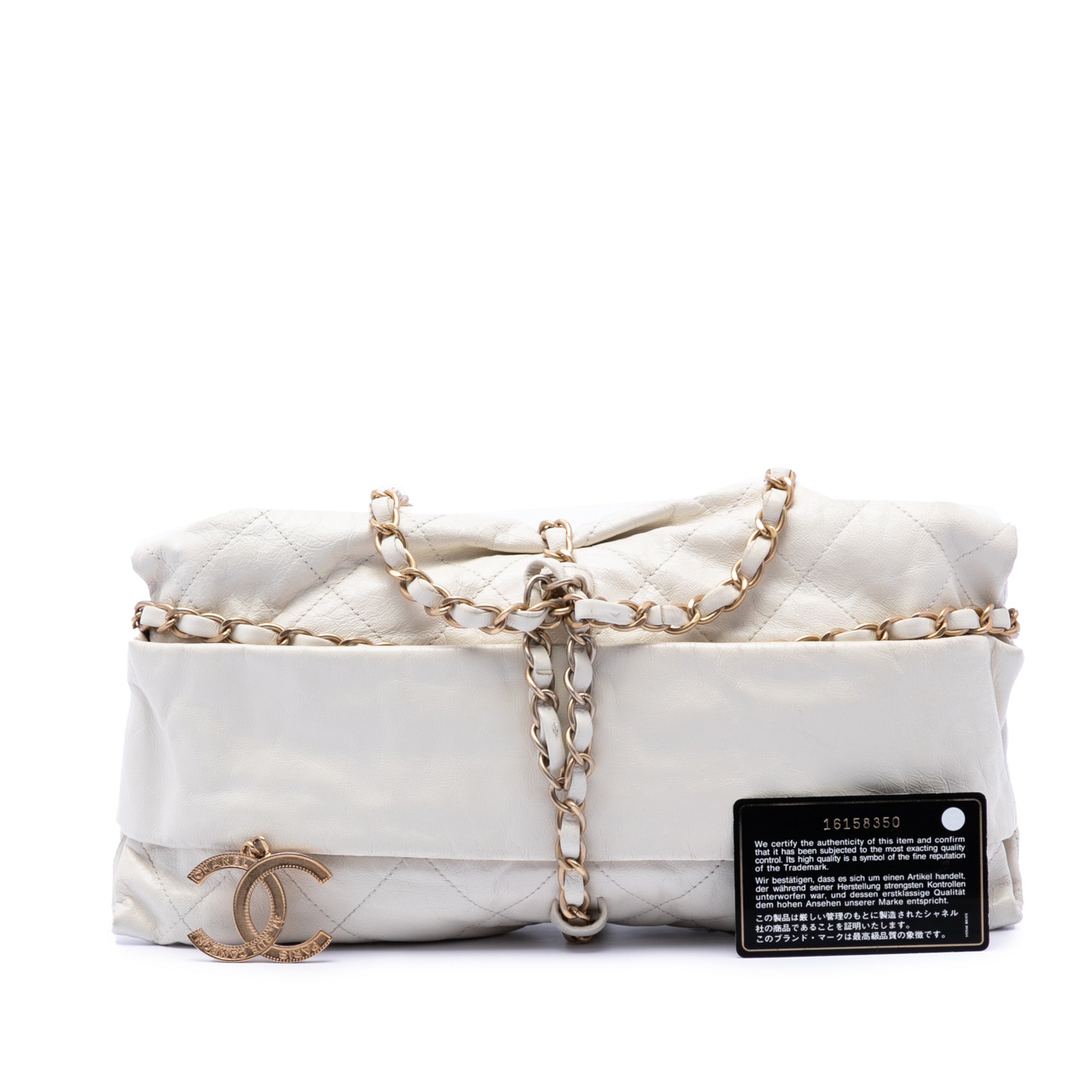 Quilted Calfskin Midnight Swim Baluchon Bag - Image 7
