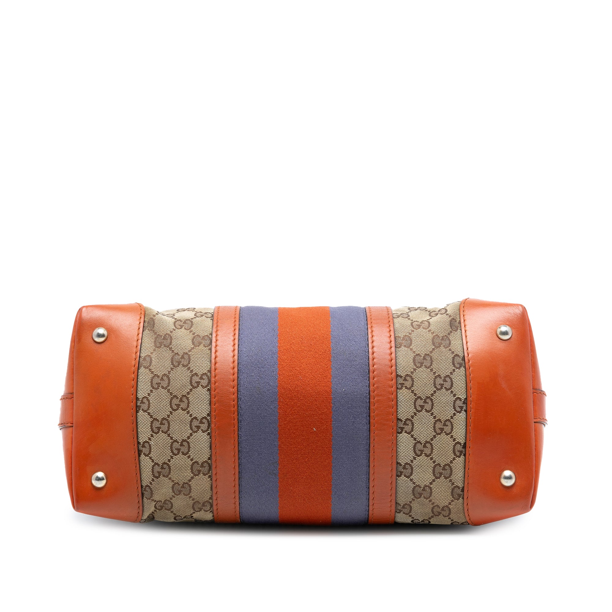 GG Canvas Web Satchel - Image 3