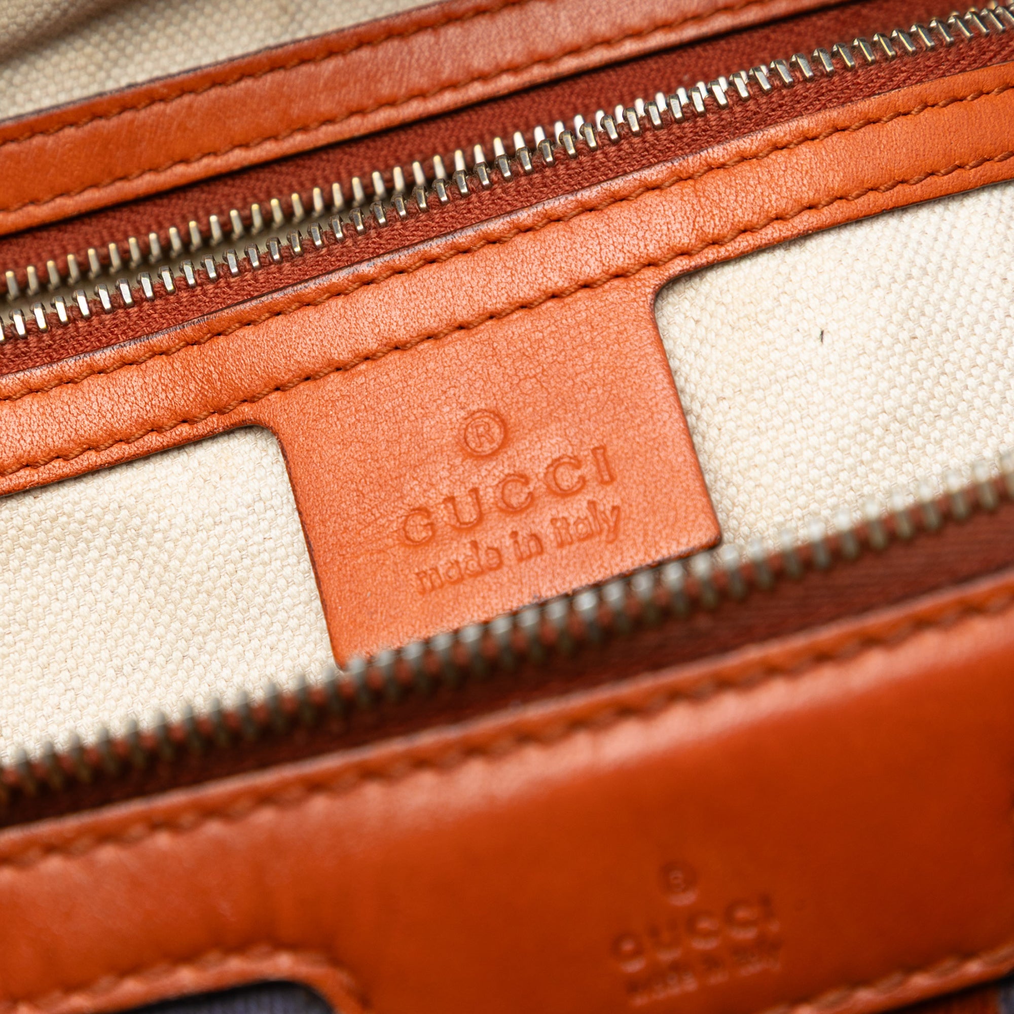 GG Canvas Web Satchel - Image 5