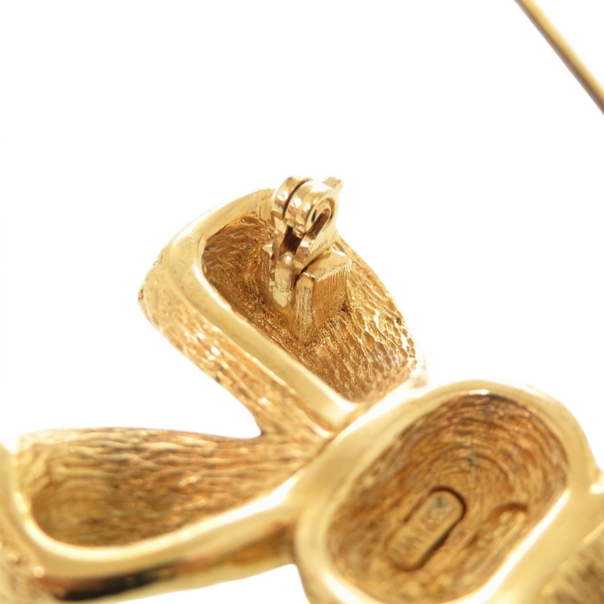 Gold Plated Strass Bow Brooch - Image 6