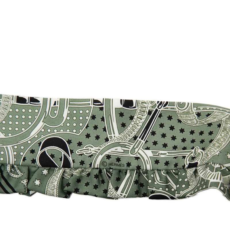 Eperon d Or Bandana Ruffled Twilly Silk Scarf - Image 5