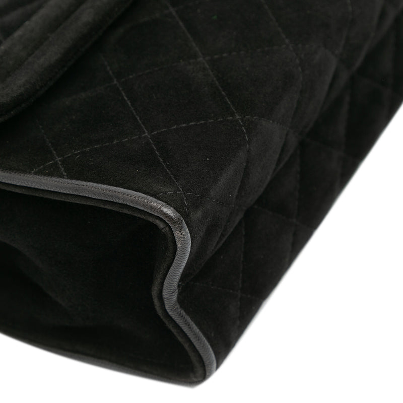 Quilted Suede Tassel Flap - Image 7