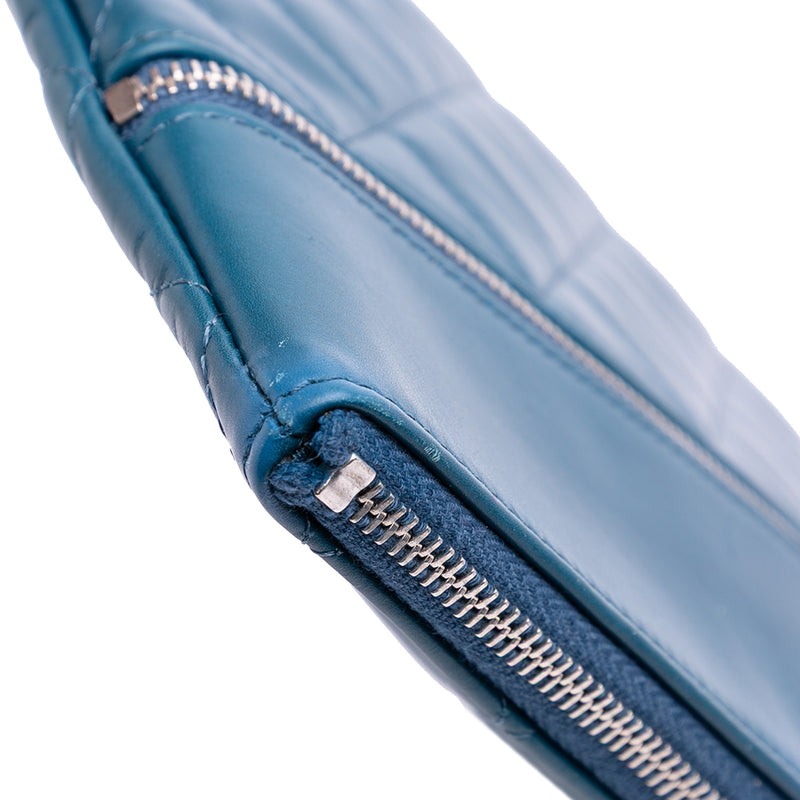 Quilted Lambskin Multi Zip Case Clutch - Image 12